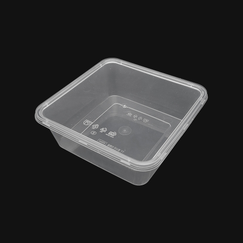 [직] 사출 정사각 밀폐용기 TY-650 (투명) 박스/500세트